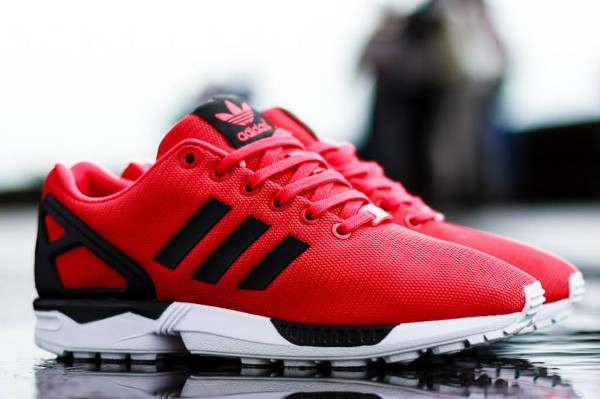 adidas zx flux rouge pas cher